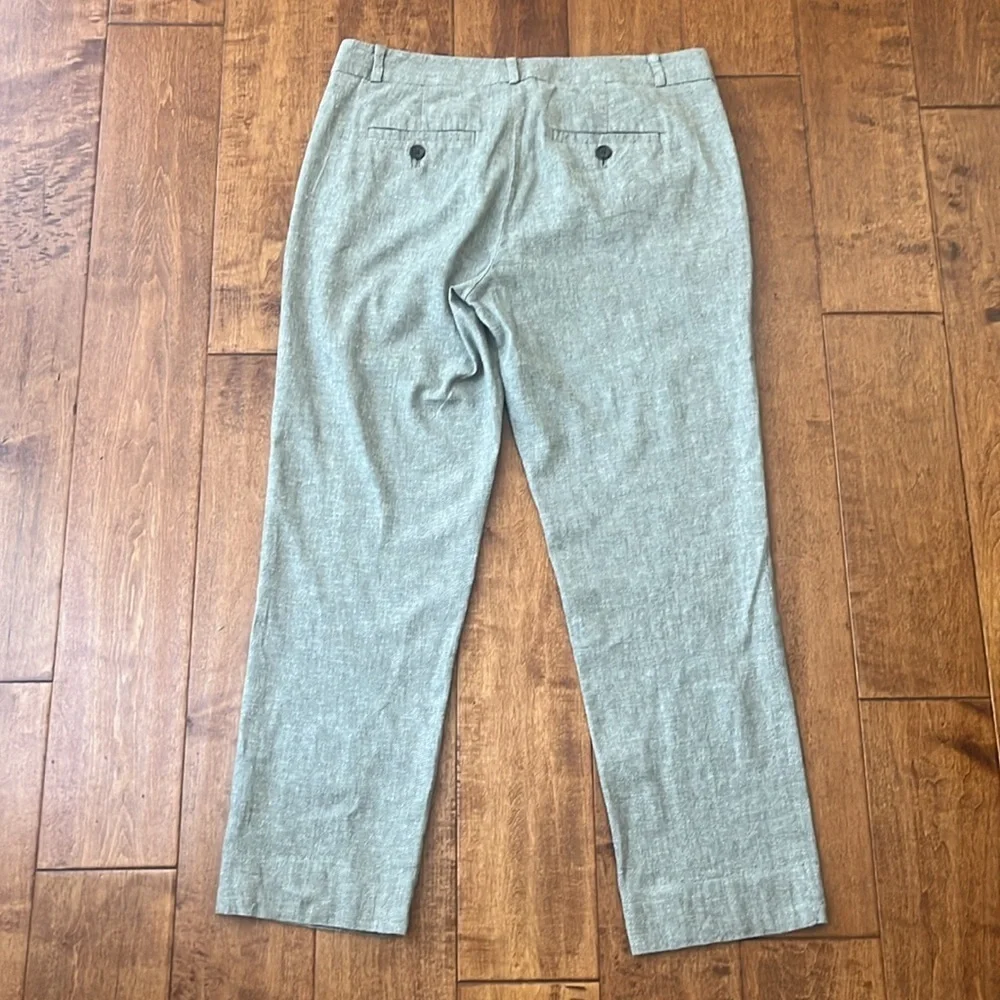 Banana Republic Avery Dress Panrs Mid-Rise Ankle Green Gray Size 2